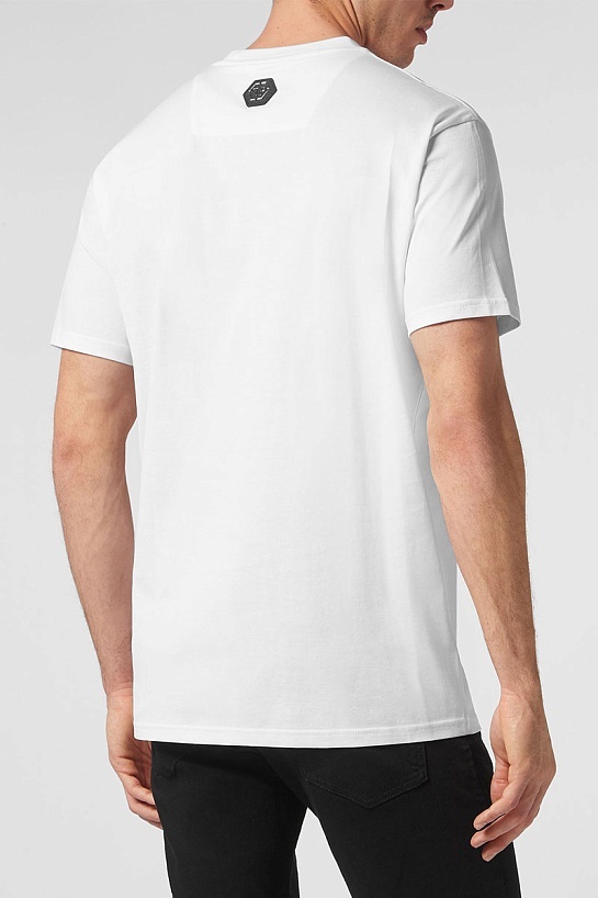 Мужская белая футболка Philipp Plein SS Love