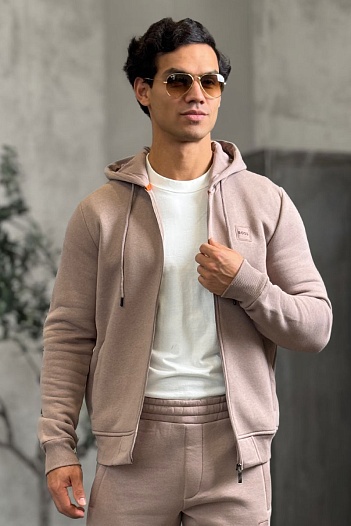 Утеплённая кофта на флисе Hugo Boss   