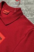 Мужское красное поло Hugo Boss classic badge