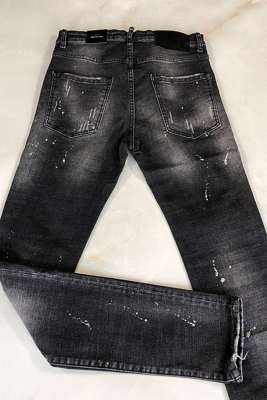 Мужские чёрные джинсы Dsquared2