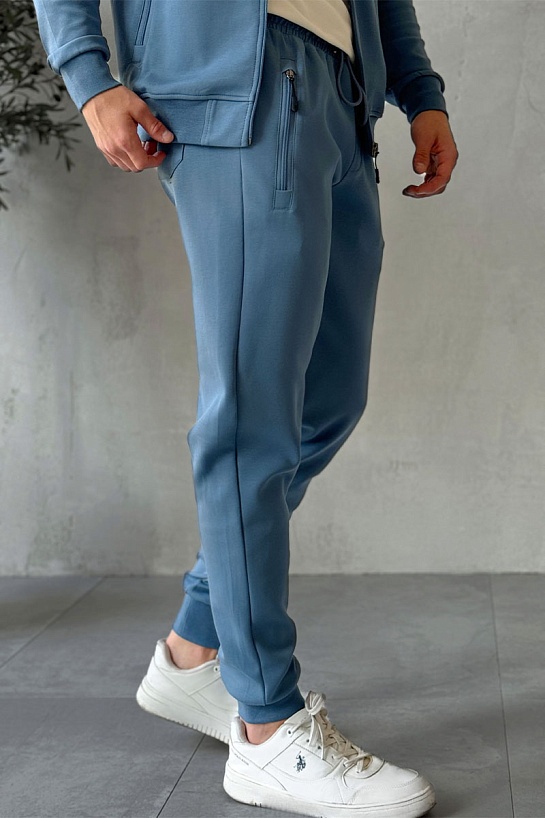 Спортивные штаны Armani Exchange logo-patch - Blue