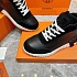 Кроссовки с мехом Hermes Bouncing high-top - Black / White