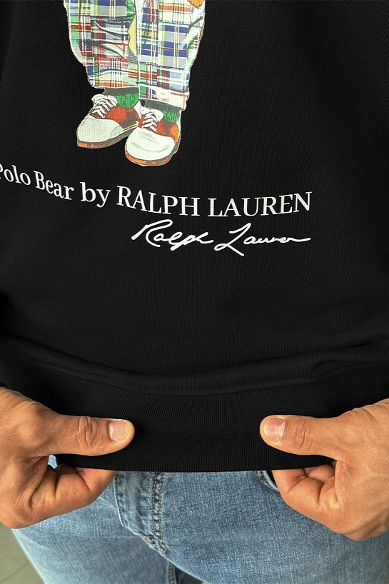 Чёрный свитшот Роlо Ralрh Lаurеn "Bear"