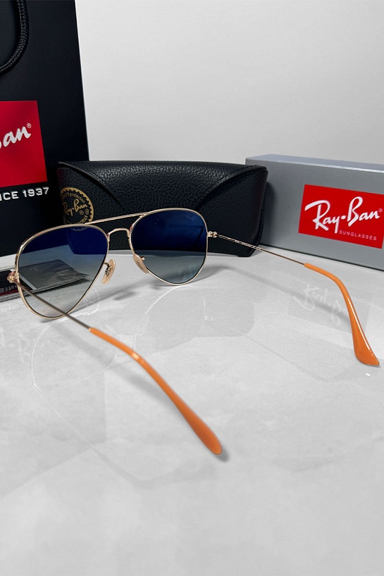 Солнцезащитные очки Ray-Ban Aviator Large Metal - Blue