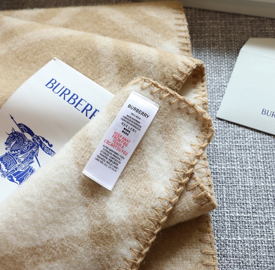 Шарф Burberry Check premium 182x30 см - Beige