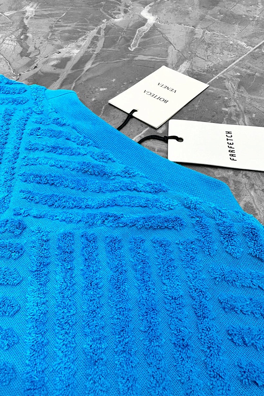 Синяя оверсайз футболка Bottega Veneta