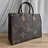 Кожаная сумка Louis Vuitton OnTheGo MM 35x26 см