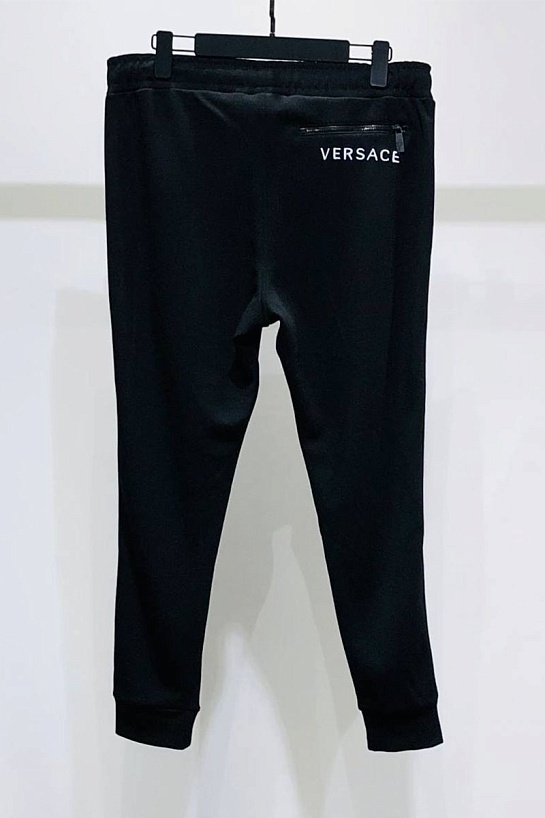 Мужские чёрные штаны Versace