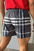 Мужские серые шорты Burberry London Check