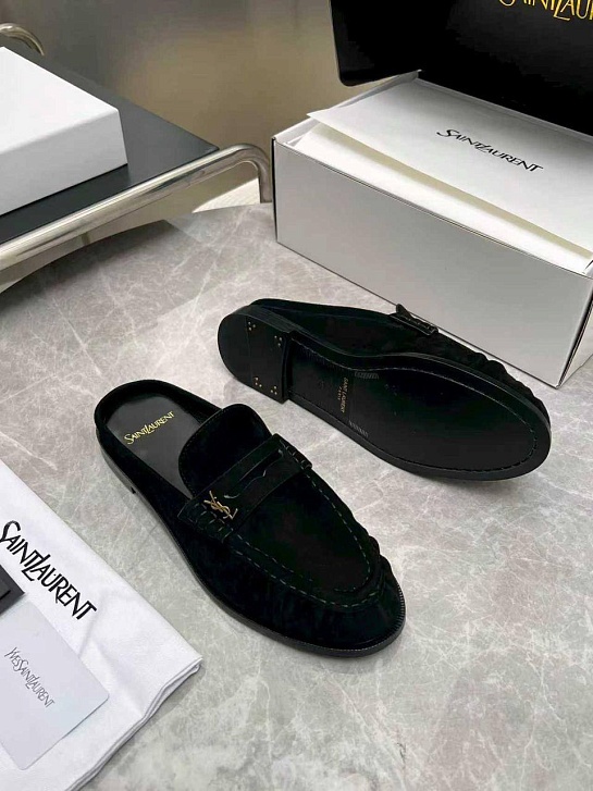 Женские замшевые мюли Yves Saint Laurent premium