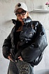 Женская чёрная куртка Chrome Hearts premium
