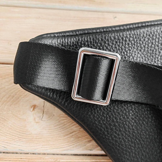Кожаная сумка на пояс Montblanc 32x15 см