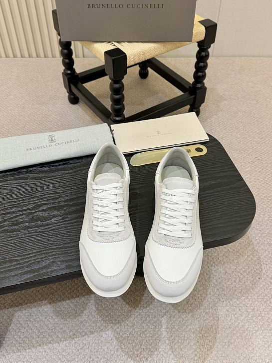 Мужские кроссовки Brunello Cucinelli low-top - White