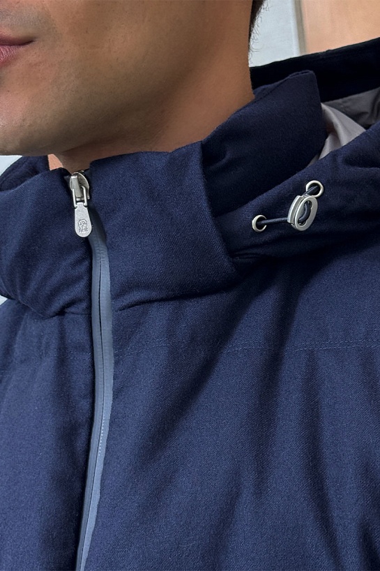 Мужской пуховик Brunello Cucinelli Premium - Navy