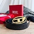 Кожаный ремень Diesel D-buckle (ширина 4 см)