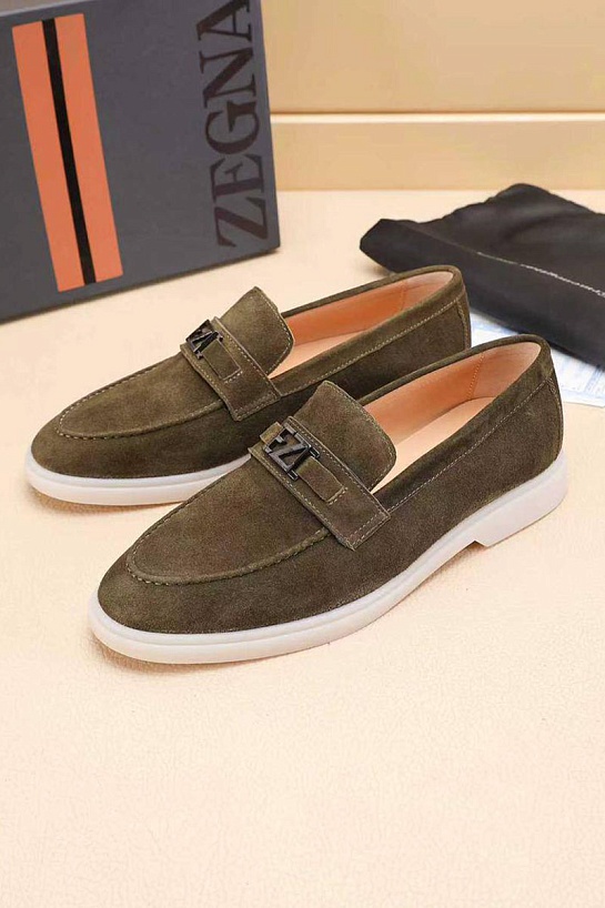 Мужские замшевые лоферы Ermenegildo Zegna