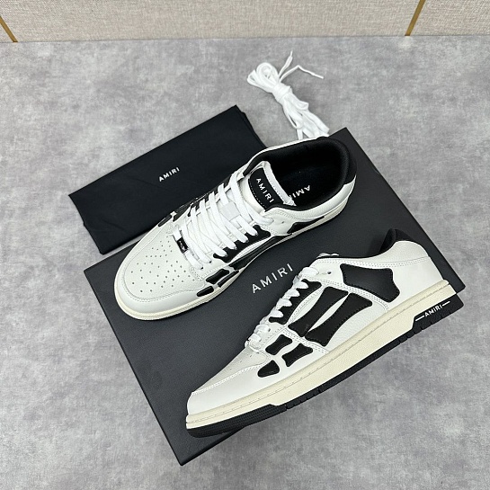 Кожаные кроссовки Amiri Skel Top Low