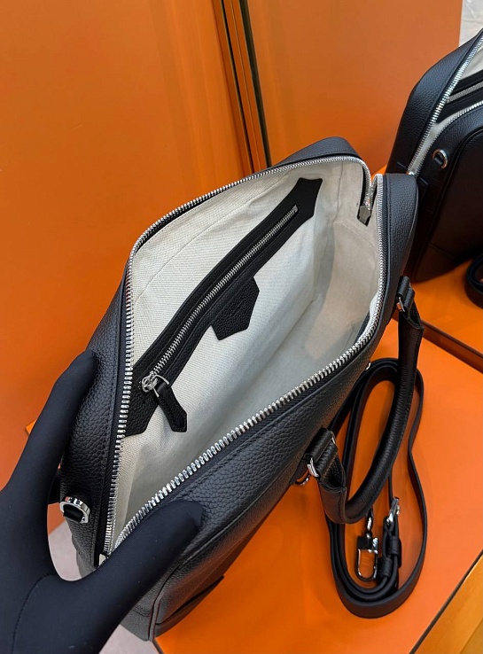 Кожаная сумка Montblanc Meisterstuck premium 37.5x27x8 см
