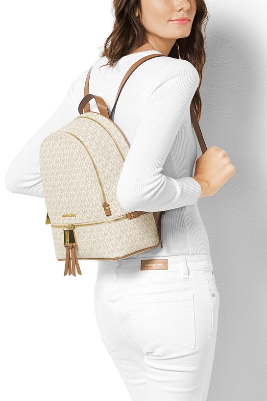 Кожаный рюкзак Michael Kors Rhea 32x27 см