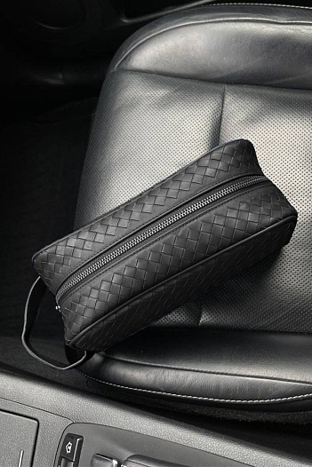 Кожаный несессер Bottega Veneta Intreccio   