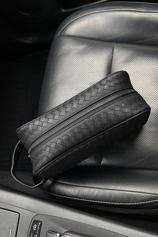 Кожаный несессер Bottega Veneta Intreccio