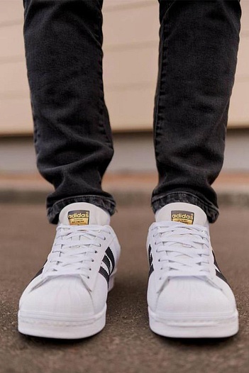 Кроссовки Adidas Superstar - White / Black   