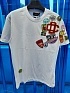 Белая оверсайз футболка Dsquared2 embroidered logo patch