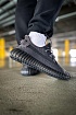Кроссовки Adidas Yeezy Boost 350 v2 Black "Reflective laces" premium