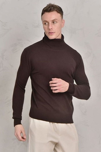 Мужская водолазка Loro Piana Premium - Coffee   