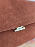 Замшевая сумка Jacquemus The Rond Carre 26x16 см