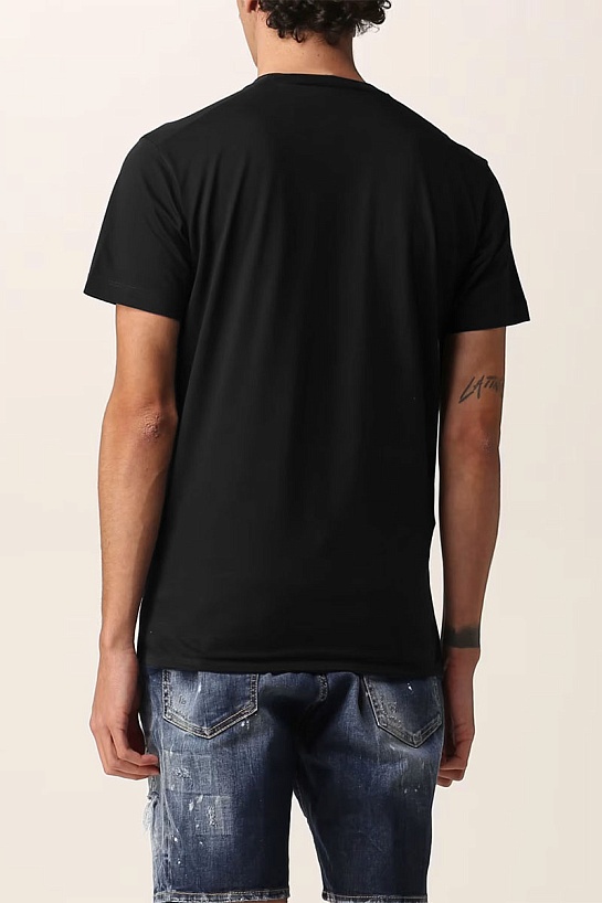 Мужская чёрная футболка Dsquared2 Ceresio 9