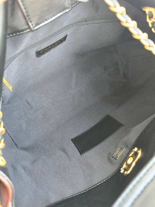 Женская комбинированная сумка Chanel 36x26 см