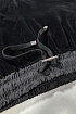 Чёрные шорты Amiri velvet-effect