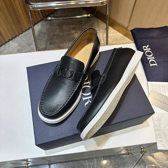 Мужские кожаные лоферы Dior