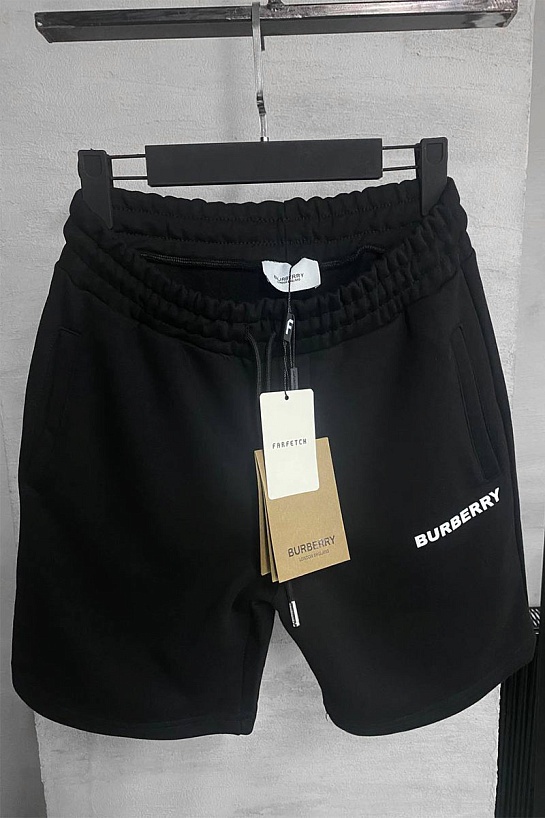 Мужские шорты Burberry чёрного цвета