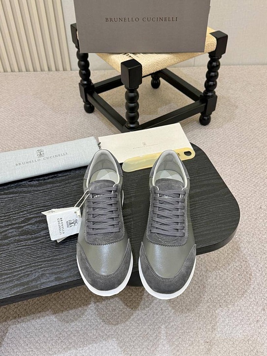 Мужские кроссовки Brunello Cucinelli low-top - Grey