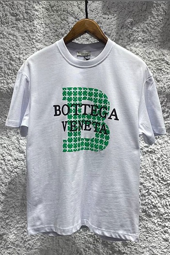 Белая оверсайз футболка Bottega Veneta   