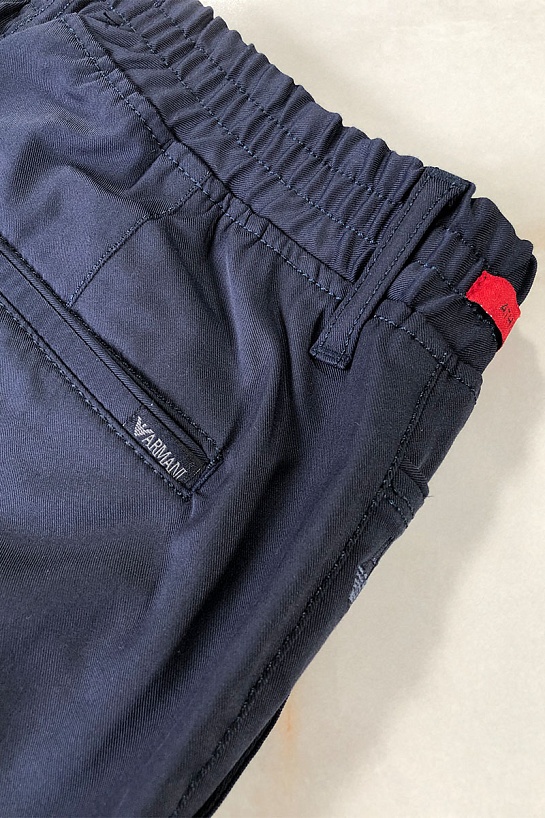 Мужские тёмно-синие шорты Armani Jeans