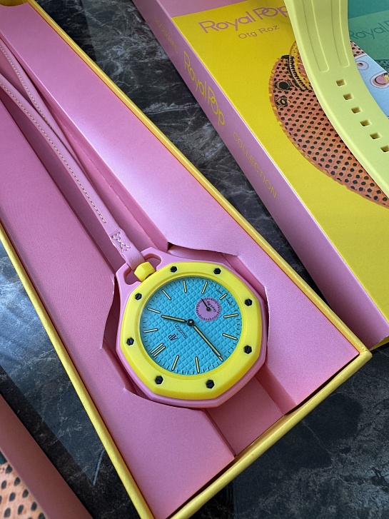 Часы Audemars Piguet × Swatch Royal Pop premium 