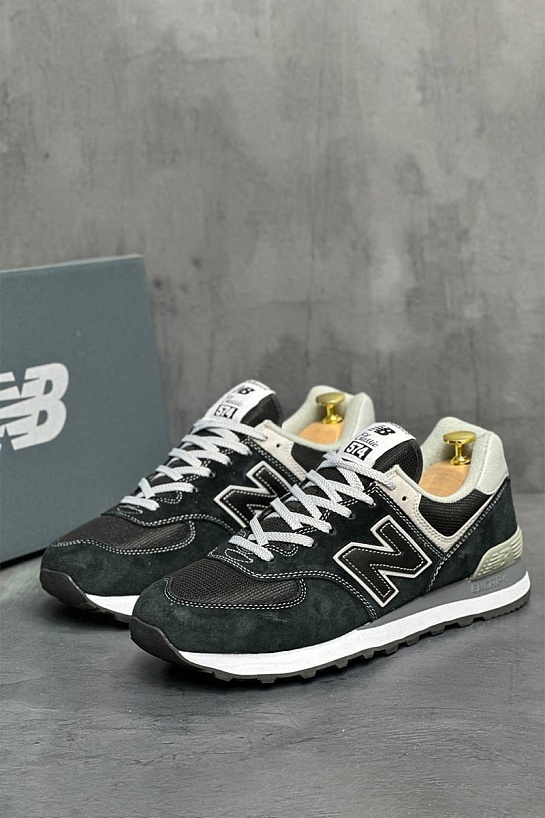 Кроссовки New Balance 574 "Triple Contrast Black"