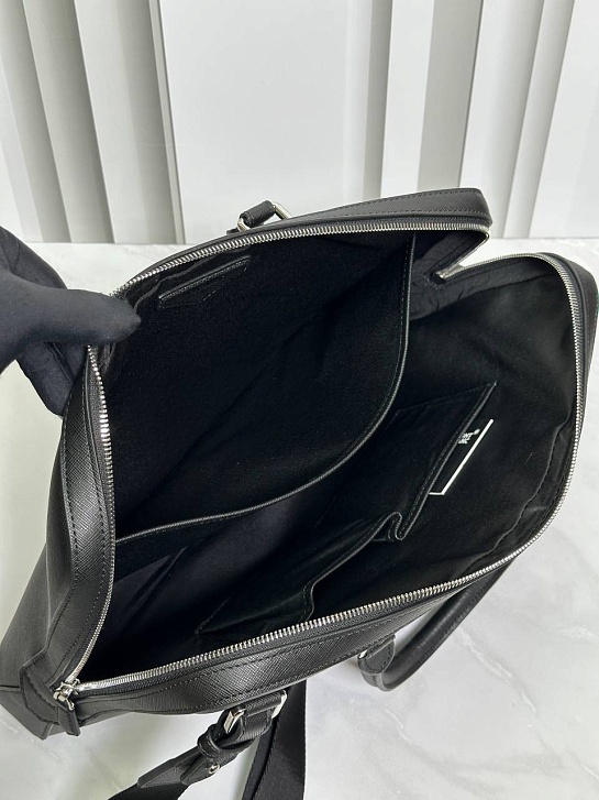 Кожаный портфель Montblanc Sartorial premium 39x28x5 см