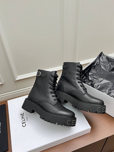 Женские кожаные ботинки Celine premium   