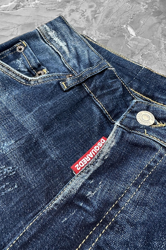 Мужские джинсовые шорты Dsquared2