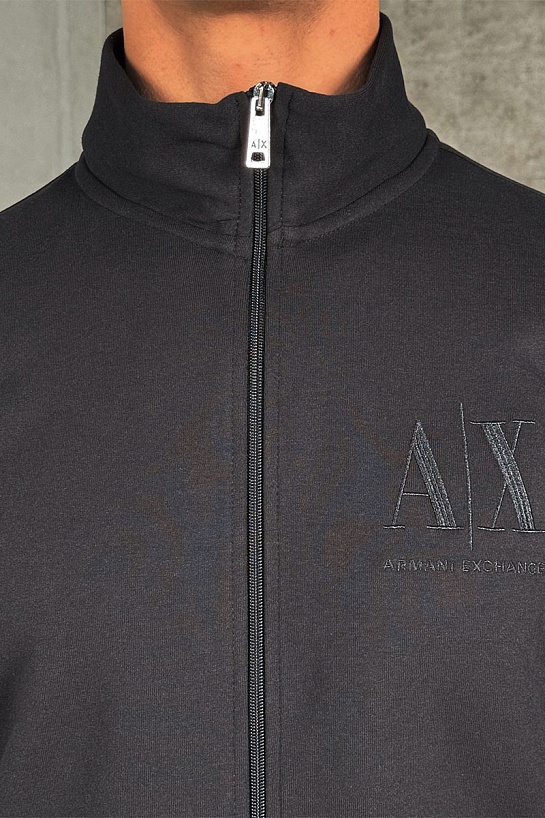 Кофта на молнии Armani Exchange logo-embroidered