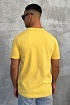 Мужская жёлтая футболка Hugo Boss logo print