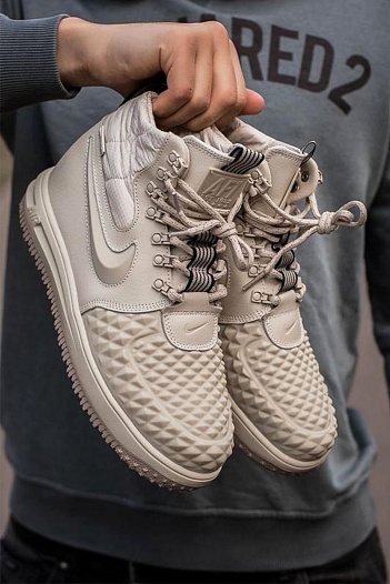 Кроссовки Nike Lunar Force 1 Duckboot '17 - Beige   