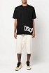 Мужская чёрная футболка Dsquared2