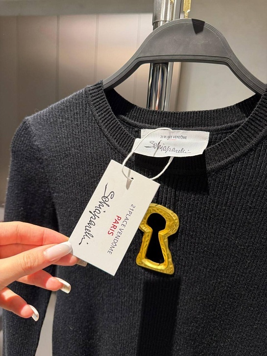 Женский лонгслив Schiaparelli premium - Black