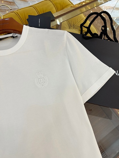 Мужская футболка Dolce & Gabbana Premium - White   