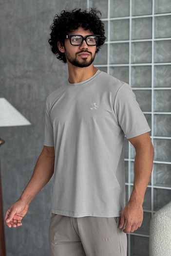 Мужская серая футболка Zilli   
